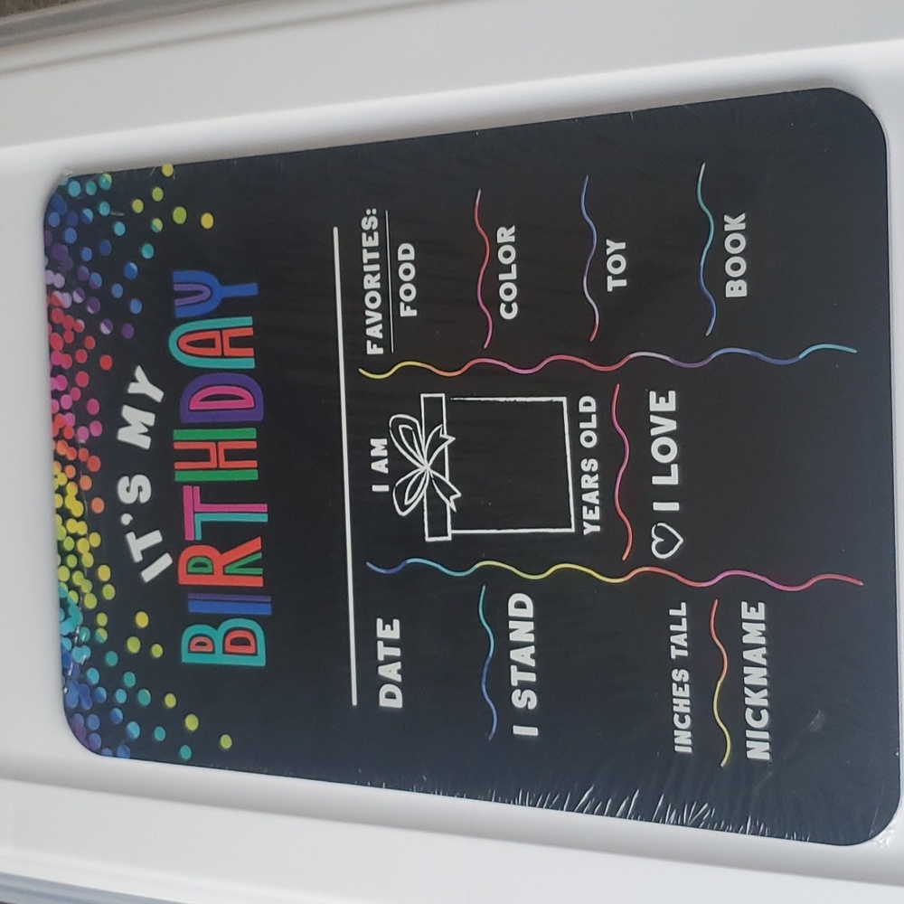 IT'S MY BIRTHDAY CHALKBOARD